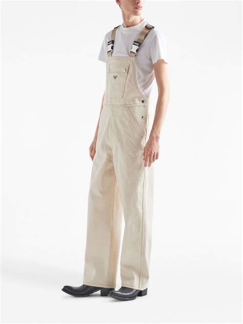 prada overall|Black Denim Overalls .